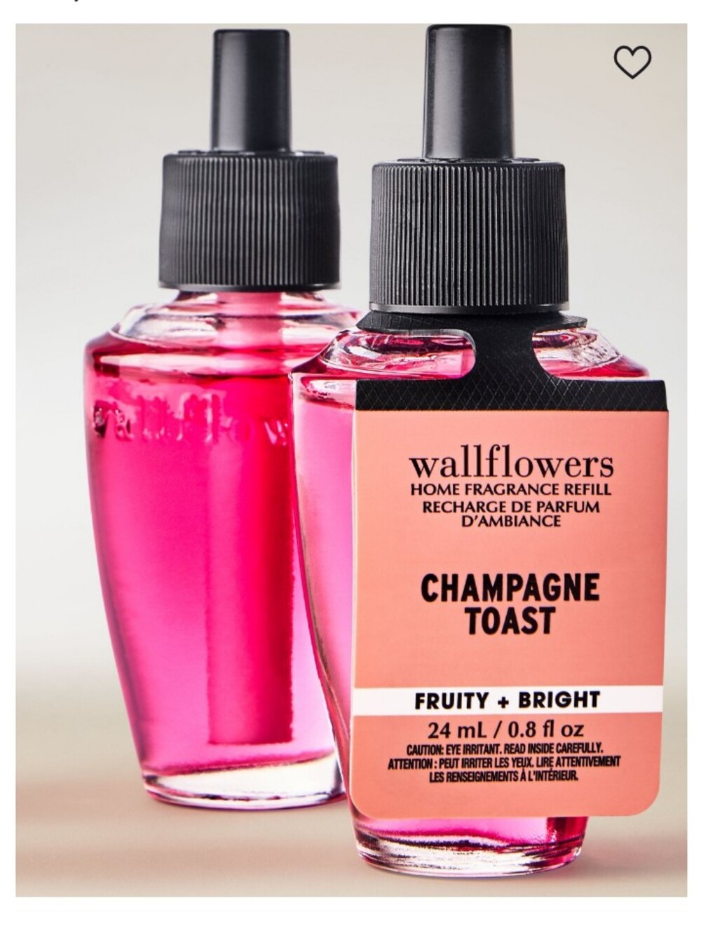 Bath & Body Works Wallflowers Champagne Toast Fragrant Pink Home Refill